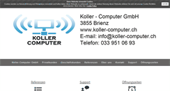 Desktop Screenshot of koller-computer.ch