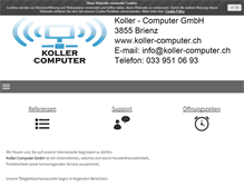 Tablet Screenshot of koller-computer.ch